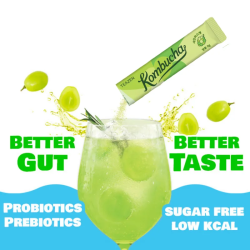 TEAZEN Kombucha Shine Muscat – Probiotischer Fermentierter Tee