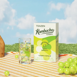 TEAZEN Shine Muscat Kombucha – Probiotische Gefermenteerde Thee