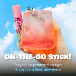 TEAZEN Strawberry Kiwi Kombucha – Probiotic Fermented Tea