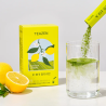TEAZEN V Fit Matcha Citron – Boisson instantanée au thé vert – 10 sachets – Sans sucre, Vegan, Faible en calories – Mélange Japo
