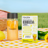 TEAZEN Zitronen Kombucha – Instant Probiotischer Tee – 10 Beutel – Zuckerfrei, Vegan, Kalorienarm – Koreanischer Fermentierter T