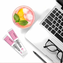 TEAZEN Pfirsich-Kombucha – Instant Probiotischer Tee