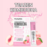 TEAZEN Kombucha Durazno – Té Instantáneo con Probióticos