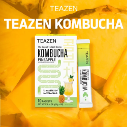 TEAZEN Kombucha Ananas – Thé Probiotique Instantané