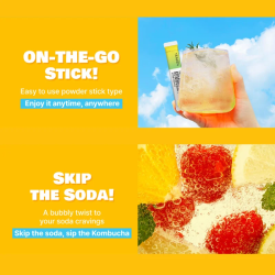 TEAZEN Kombucha Piña – Té Instantáneo con Probióticos